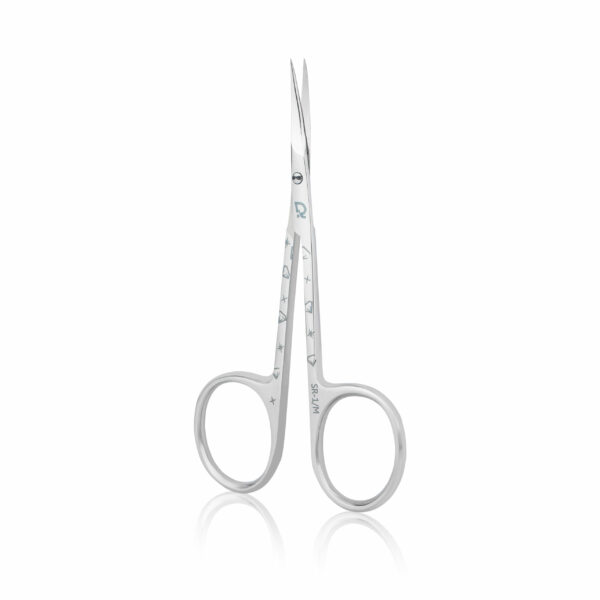 RAIZ - PROFESSIONAL CUTICLE SCISSORS RICH FORM 1 SIZE M - SR-1-M - מספריים מקצועיות ריץ' לעור