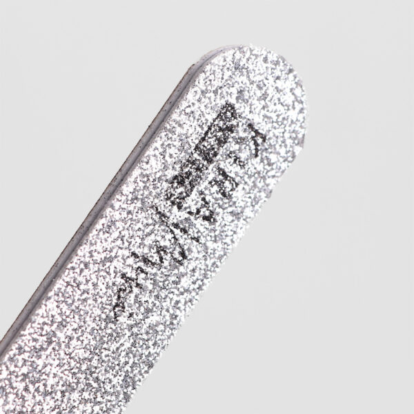 Kira Nails - set of silver files, 9x2 cm, 120 grit, 50 pcs - סט מיני משייפים כסוף נוצץ 50 יחידות דרגת שיוף 120 - Image 7