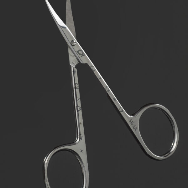 RAIZ - PROFESSIONAL CUTICLE SCISSORS RICH FORM 1 SIZE L - SR-1-L - מספריים מקצועיות ריץ' לעור - Image 2