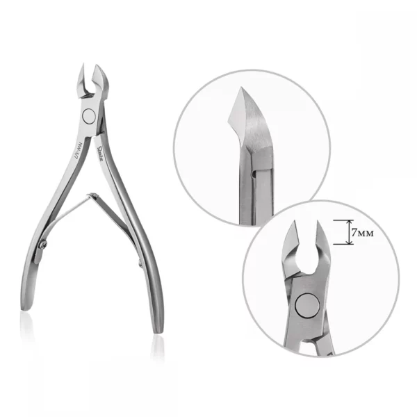 RIZE - Professional leather nippers RAIZ WORK from 3 size 7 mm - NW-3/7 - צבתית מקצועית לעור - Image 2