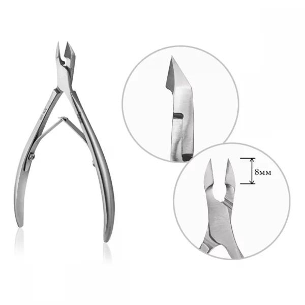 RIZE - Professional leather nippers RAIZ WORK from 5 size 8 mm - NW-5/8 - צבתית מקצועית לעור - Image 2