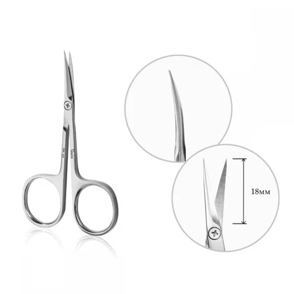 RAIZ - PROFESSIONAL CUTICLE SCISSORS WORK FORM 3 SIZE S - SW-3-S - מספריים מקצועיות לעור - Image 2