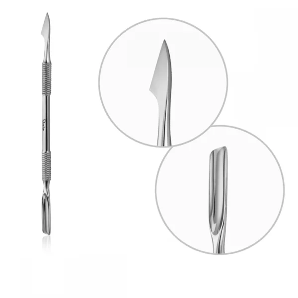 RAIZ - MANICURE SPATULA WORK FORM 1/1 (ROUNDED PUSHER + HATCHET) - 1/1 - דוחף עור מעוגל + גרזן - Image 2