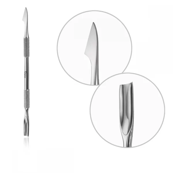 RAIZ - MANICURE SPATULA WORK FORM 1/2 (RECTANGULAR PUSHER + HATCHET) - 1/2 - דוחף עור מלבני + גרזן - Image 2