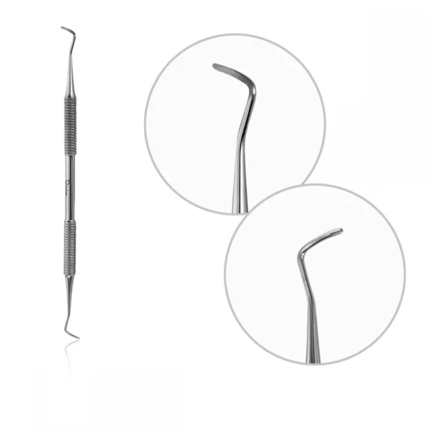 RAIZ - PEDICURE SPATULA WORK FORM 8 (DOUBLE-SIDED CURETTE) - 8 - מרית פדיקור קורט דו צדדי - Image 2