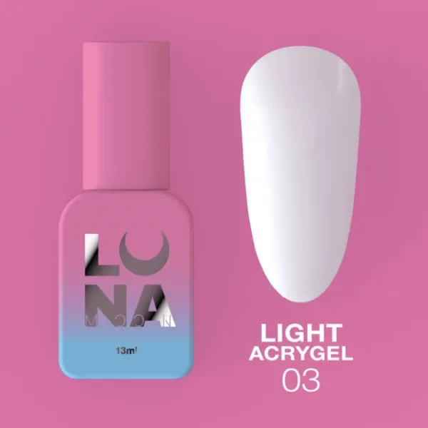 LUNA MOON - Рідкий Гель Light Acrygel 13ml №3