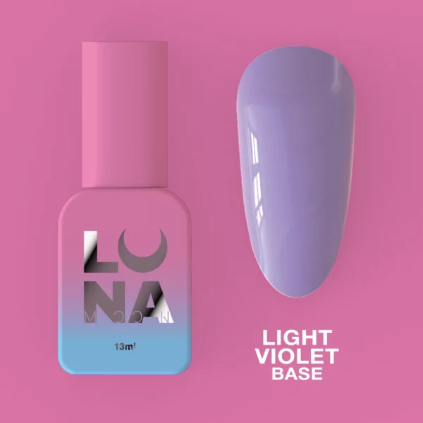 LUNA MOON - Камуфлююча база Color Base 13ml - Light Violet