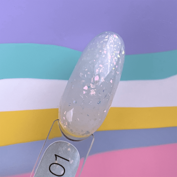 LUNA MOON - Камуфлююча база Crystal Base 13ml №1 - Image 3