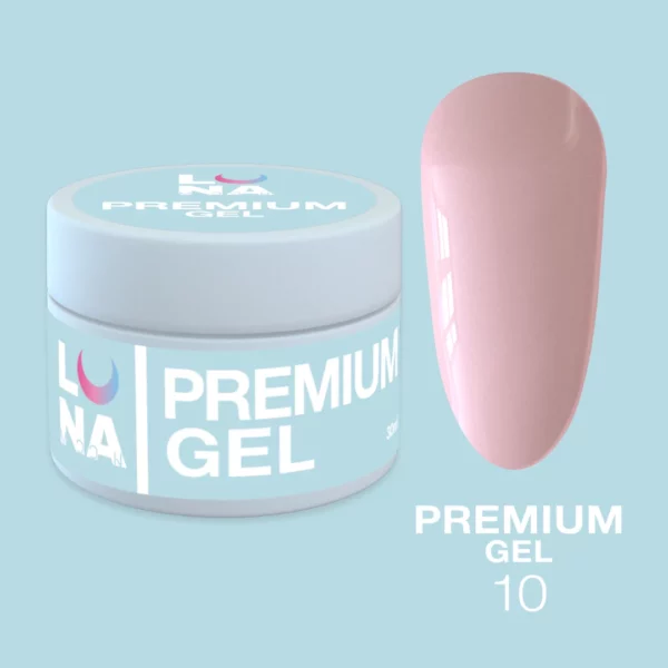 LUNA MOON - Гель для нарощування Premium Gel №10 30 мл