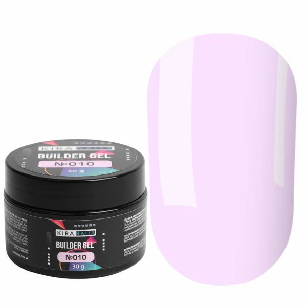 Kira Nails - Builder Gel 010, 30 g - ג'ל בנייה בילדר ג'ל 30 גרם - 010