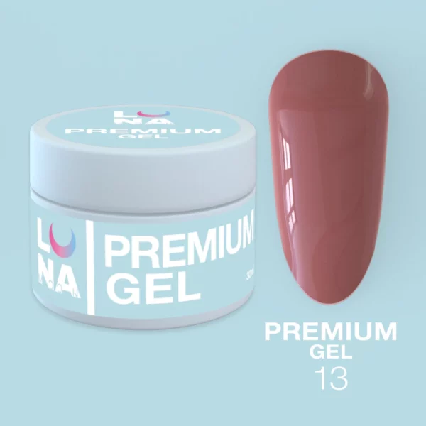LUNA MOON - Гель для нарощування Premium Gel №13 15 мл