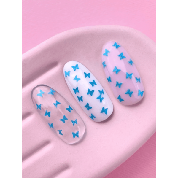 LUNA MOON - Топ для гель-лаку Top Butterfly Blue 13ml - Image 2
