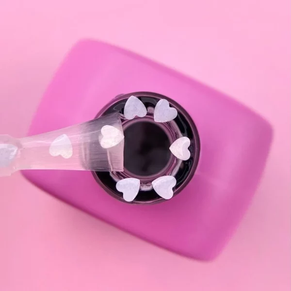 LUNA MOON - Топ для гель-лаку Top Romantic White 13ml - Image 3