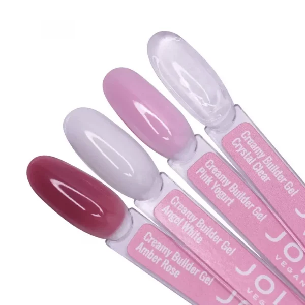JOIA vegan - Modeling gel Creamy Builder Gel,15 ml - Crystal Clear Моделюючий гель - Image 2