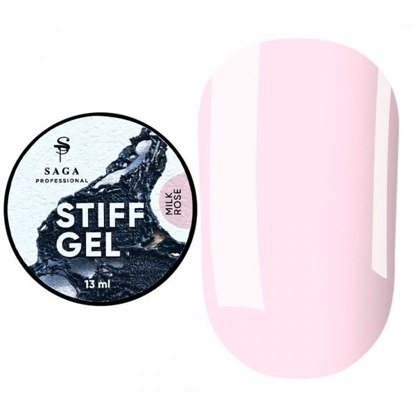 SAGA - Гель-желе Stiff Gel Milk Rose, 13 мл