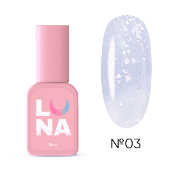 LUNA MOON - Камуфлююча база Crystal Base 13ml №3