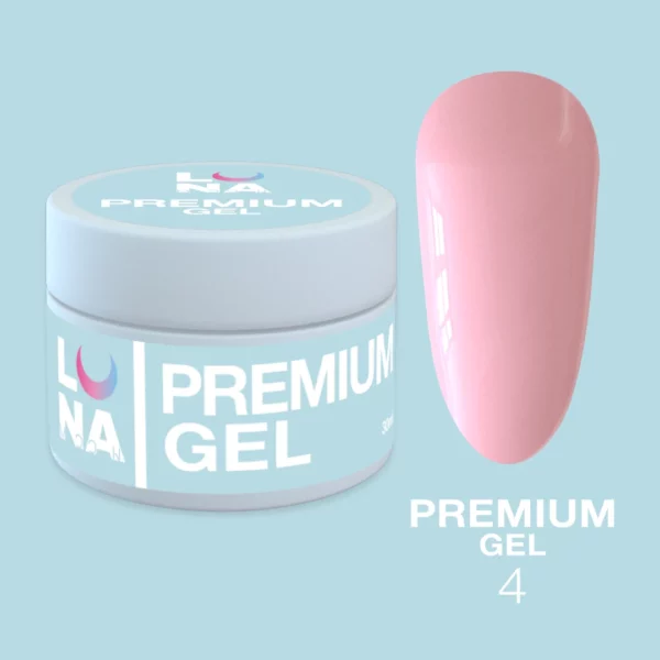 LUNA MOON - Гель для нарощування Premium Gel №4 15 мл