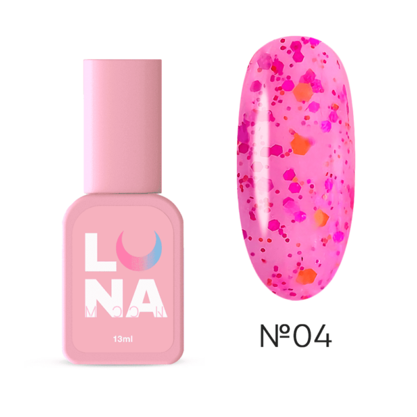 LUNA MOON - Камуфлююча база Tutti Frutti Base 13ml №4