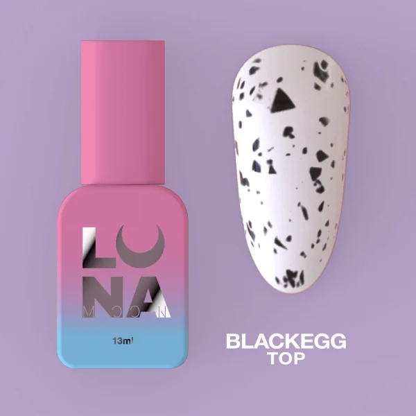 LUNA MOON - Матовий топ без липкого шару Top Matt Blackegg 13ml