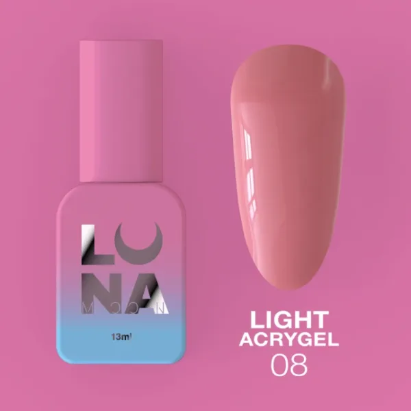 LUNA MOON - Рідкий Гель Light Acrygel 13ml №8