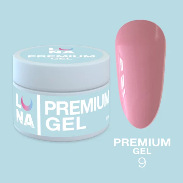 LUNA MOON - Гель для нарощування Premium Gel №9 50 мл