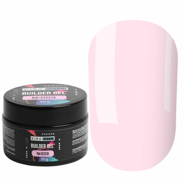 Kira Nails - Builder Gel 009, 30 g - ג'ל בנייה בילדר ג'ל 30 גרם - 009