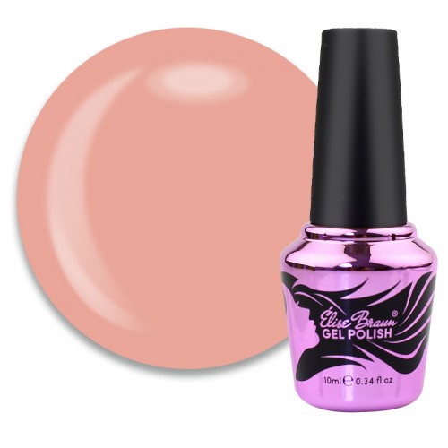 ELISE BRAUN - FRENCH BASE 01, DARK PEACH, 10 ML - בייס פרנץ' 10 מל צבע אפרסק כהה - מס. 01
