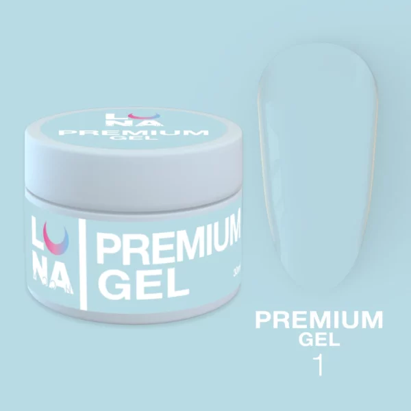 LUNA MOON - Гель для нарощування Premium Gel №1 15 мл