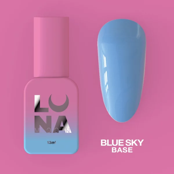 LUNA MOON - Камуфлююча база Color Base 13ml - Blue Sky