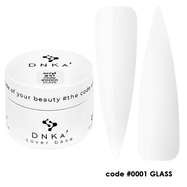 DNKA - Гель для нігтів Аcryl Gel 0001 Glass, 30 мл
