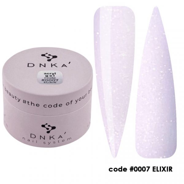 DNKA - Гель для нігтів Аcryl Gel 0007 Elixir, 30 мл