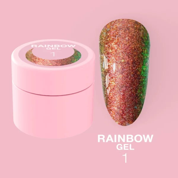 LUNA MOON - Гель Rainbow Gel №01, 5 мл