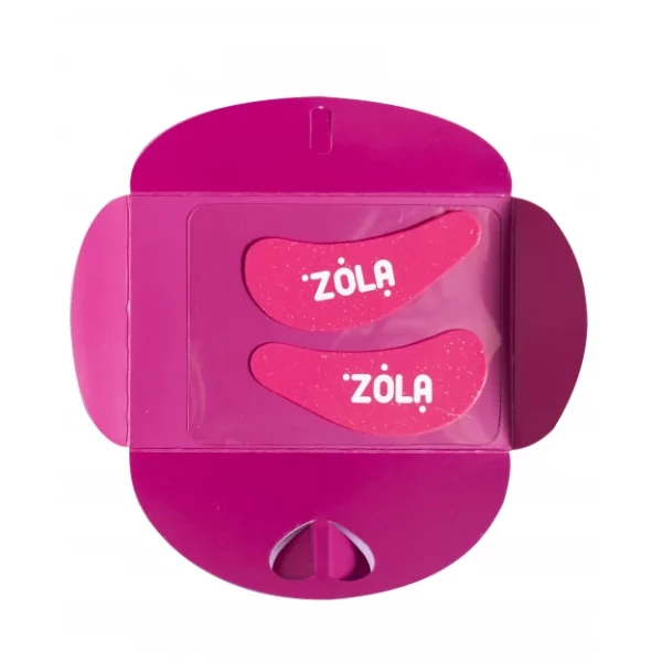 ZOLA - Reusable silicone eye patches (1 pair) / raspberry - מדבקות סיליקון לשימוש חוזר (זוג אחד) / פטל - - Image 2