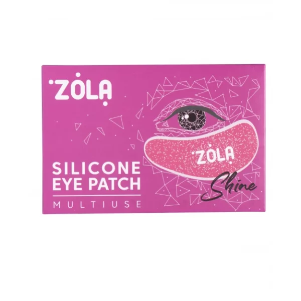 ZOLA - Reusable silicone eye patches (1 pair) / raspberry - מדבקות סיליקון לשימוש חוזר (זוג אחד) / פטל - - Image 3