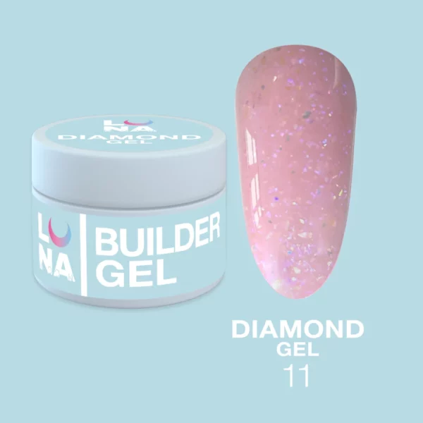 LUNA MOON - Гель для нарощування Diamond Gel 15 ml №11