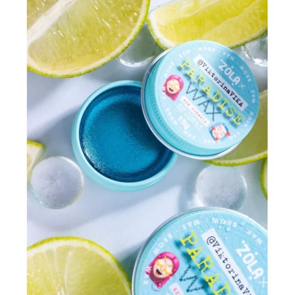 Zola - Eyebrow fixing wax Paradise Viktorina Vika, 15 gr Vitamin E and Argan Oil - ווקס לקיבוע גבות צנצנת עגולה 15 גרם - Image 2