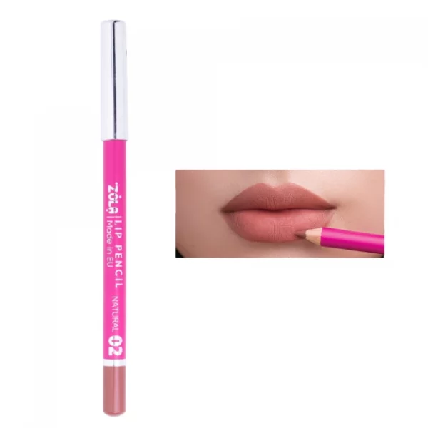 ZOLA - Lip Pencil / 02 NATURAL - עיפרון שפתיים - טבעי 02