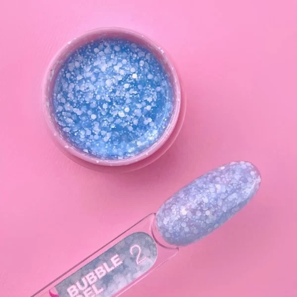 LUNA MOON - Блискітки для нігтів Bubble Gel №2 5ml - Image 2