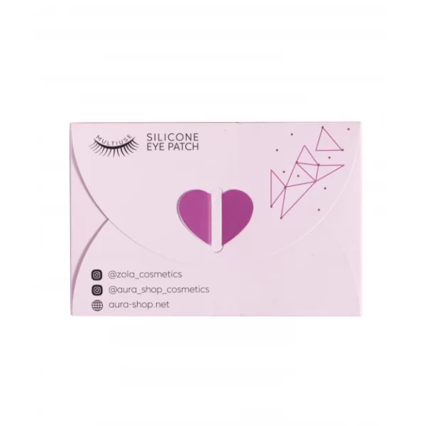 ZOLA - Reusable silicone eye patches (1 pair) / pink - מדבקות סיליקון לשימוש חוזר (זוג אחד) / ורוד - Image 4