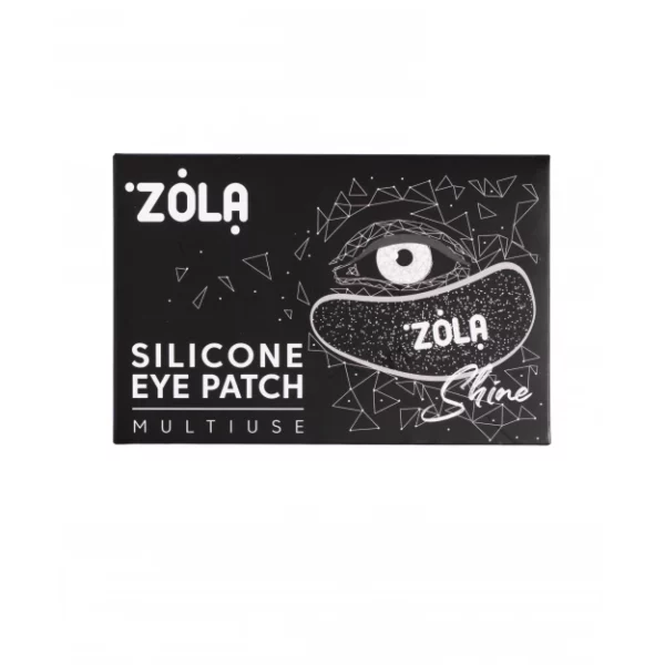 ZOLA - Reusable silicone eye patches (1 pair) / black - מדבקות סיליקון לשימוש חוזר (זוג אחד) / שחור - Image 3