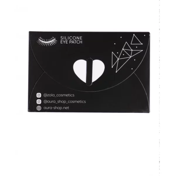 ZOLA - Reusable silicone eye patches (1 pair) / black - מדבקות סיליקון לשימוש חוזר (זוג אחד) / שחור - Image 4