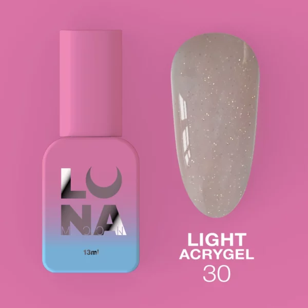 LUNA MOON - Рідкий Гель Light Acrygel 13ml №30