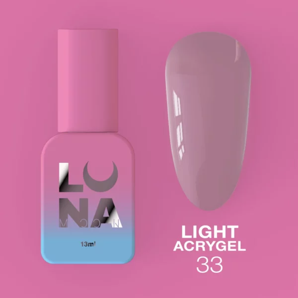 LUNA MOON - Рідкий Гель Light Acrygel 13ml №33