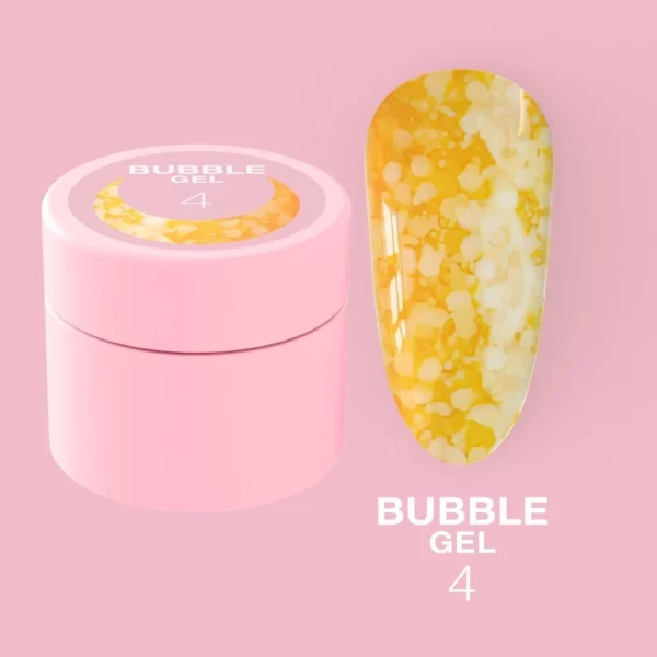 LUNA MOON - Блискітки для нігтів Bubble Gel №4 5ml