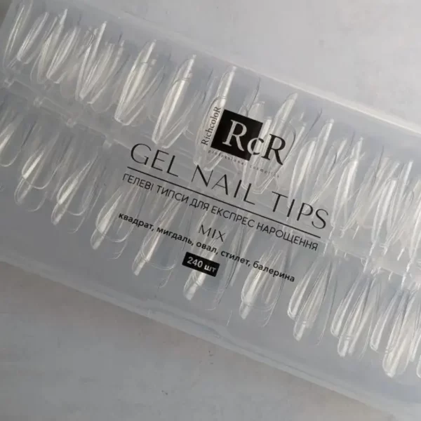 TIPS GEL FOR BUILDING MIX 240 PIECES - טיפס מג'ל לבנייה מיקס צורות 240 יחידות