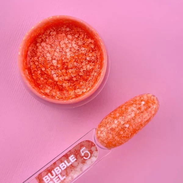 LUNA MOON - Блискітки для нігтів Bubble Gel №5 5ml - Image 2