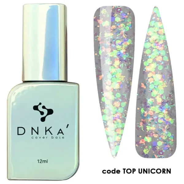 DNKA - Топ для нігтів Unicorn, 12 мл
