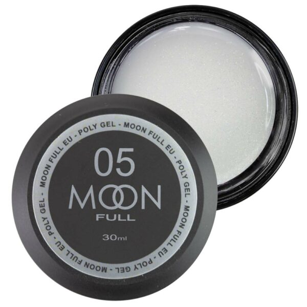 moon full - Полігель для нарощування Poly Gel №05 перлиново-молочний, 30 мл