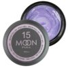 moon full - Полігель для нарощування Poly Gel №15 ліловий діамант із шиммером, 30 мл.