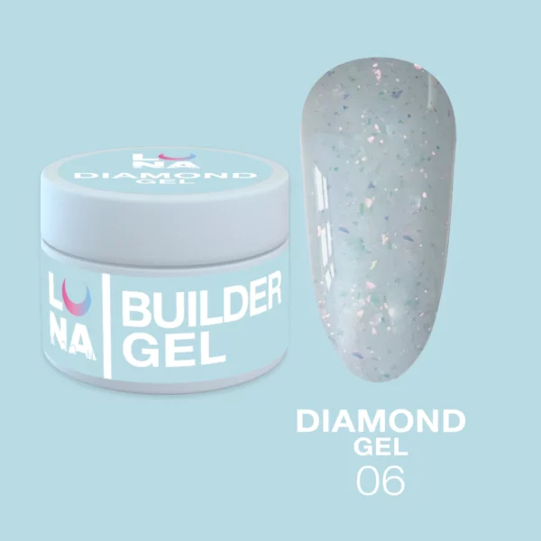 LUNA MOON - Гель для нарощування Diamond Gel 15 ml №6